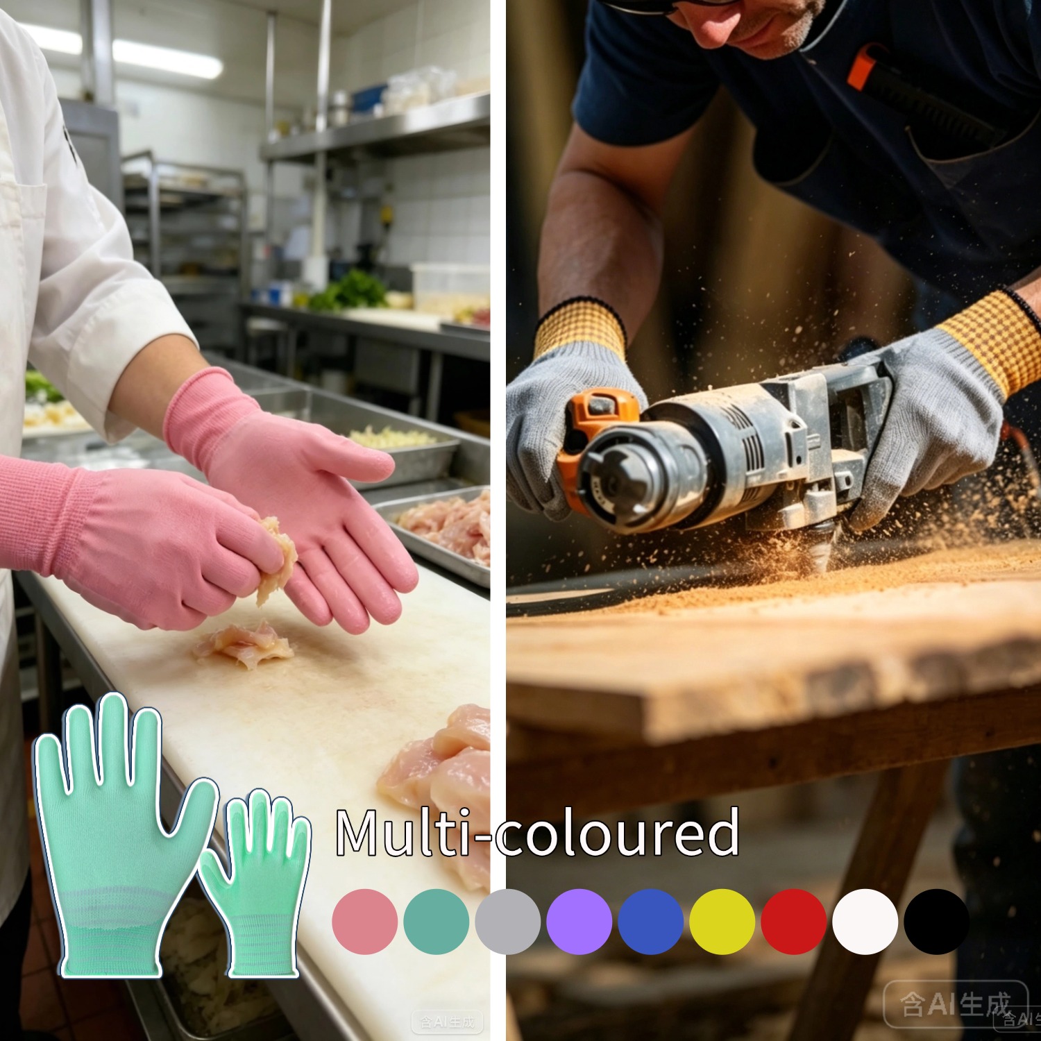 New Products- General PU Glove with Food Contact Coating